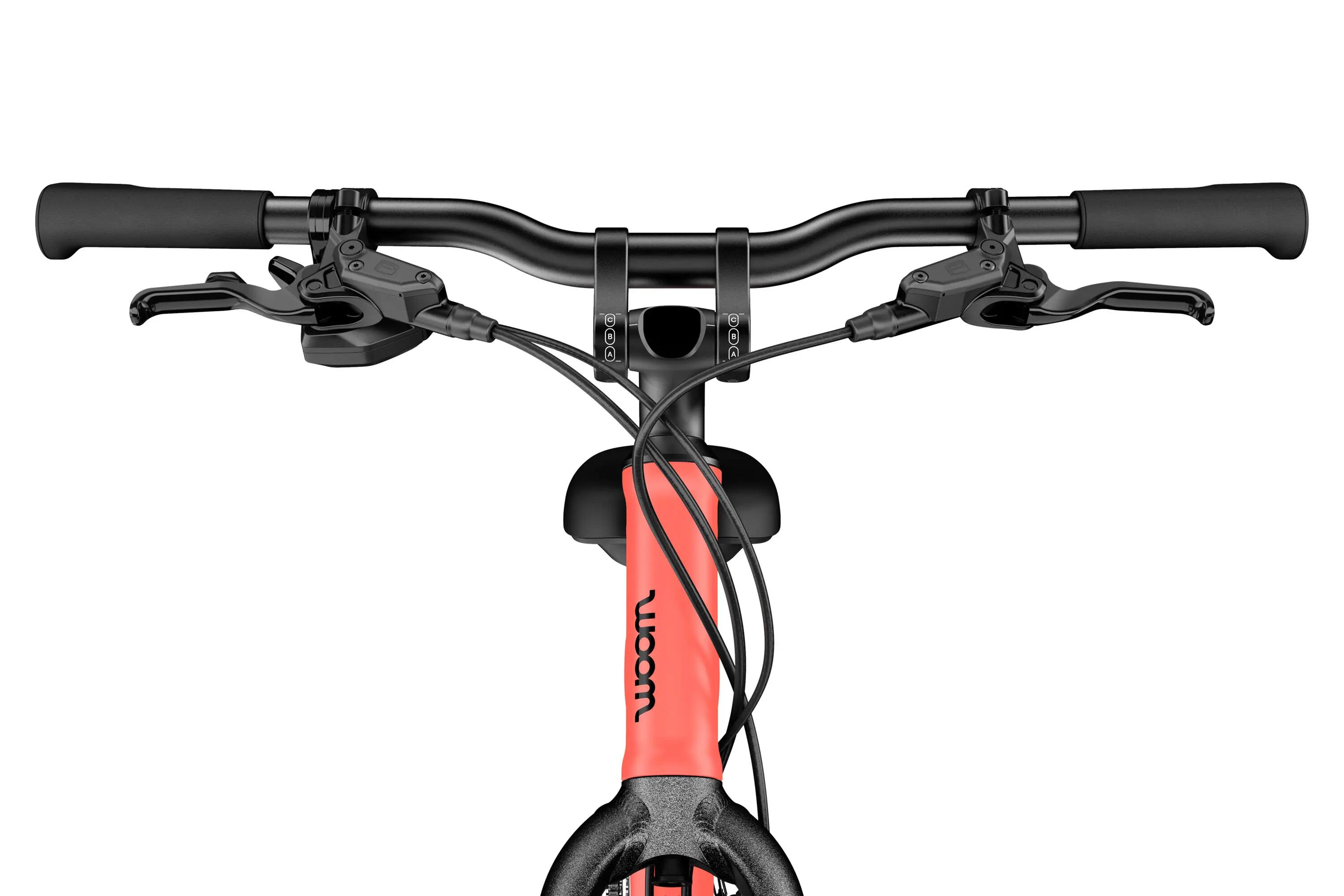 Bicicleta copii Woom 6 Explore cu roti 26" Neon Coral 4/5