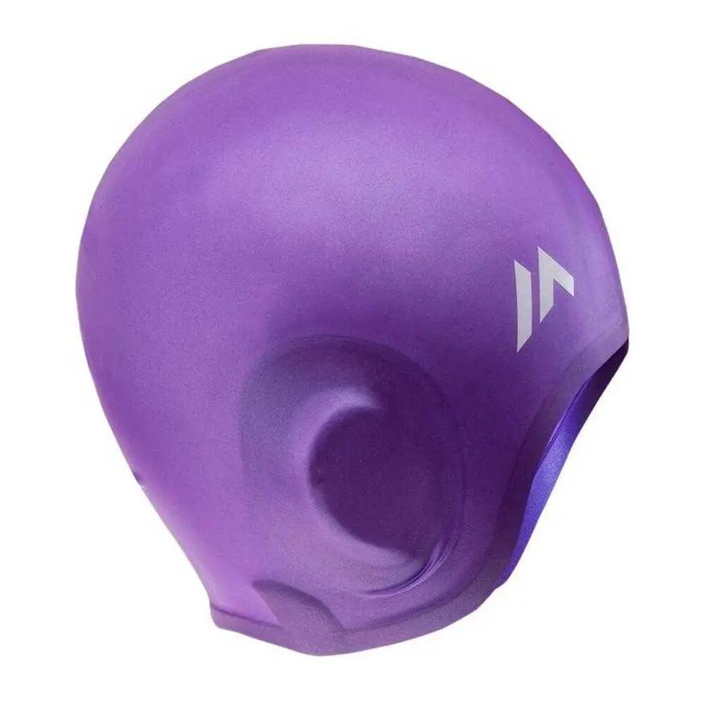 Touca de natação Earsili unissexo para adultos (Violeta) 2/3