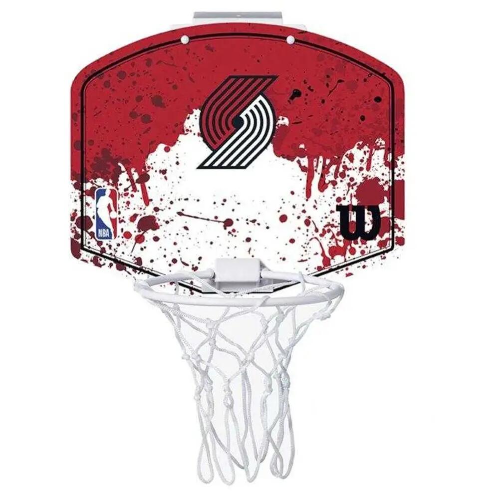 Portland Trailblazers minibasketbalringenset (Rood) 2/3