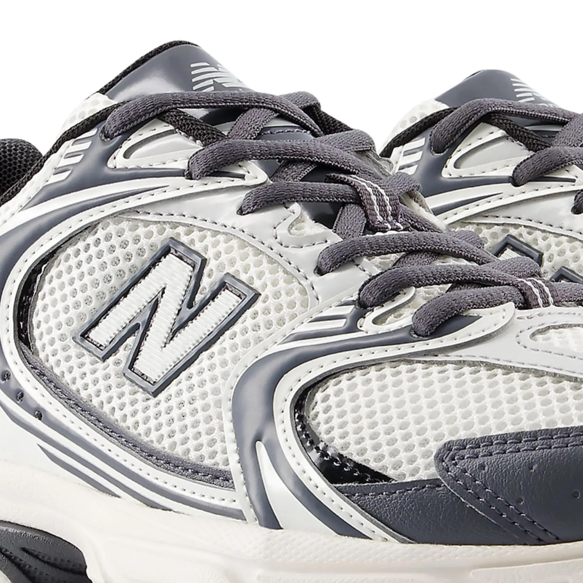 Sneakers New Balance 530 Bianche e Grigie 5/5