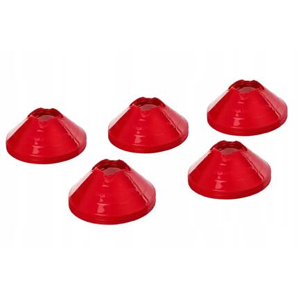 Ensemble Lot De 10 Cônes D´entraînement (Rouge) Taille unique
