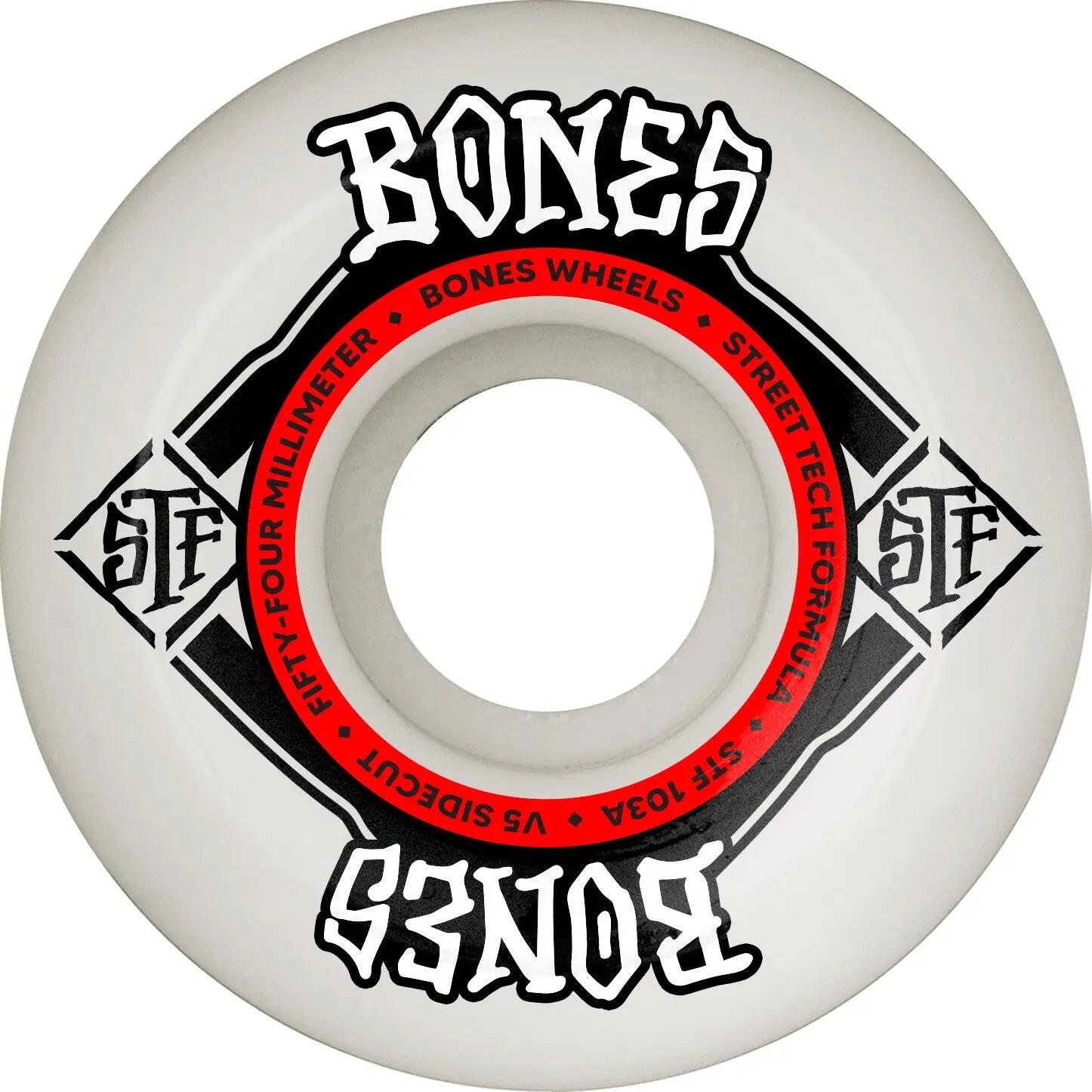 Ruedas de skate Bones Wheels STF V5 Blanco 2/2