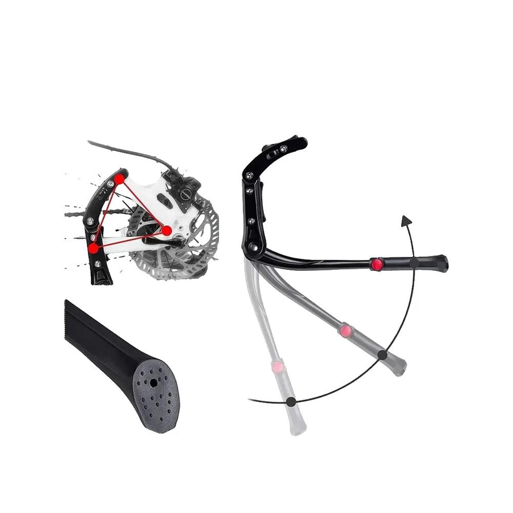 Uchwyt rowerowy ROCKBROS JC1005BK Aluminium Czarny 7/8