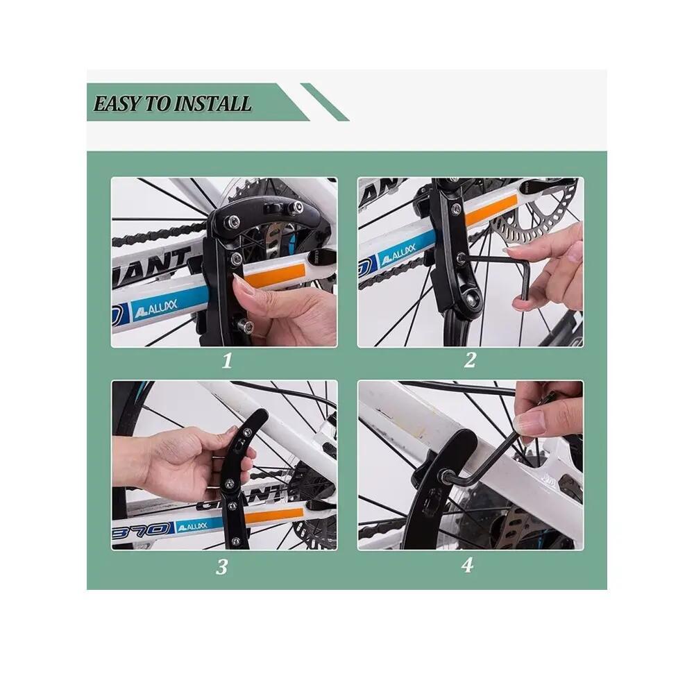 Uchwyt rowerowy ROCKBROS JC1005BK Aluminium Czarny 4/8