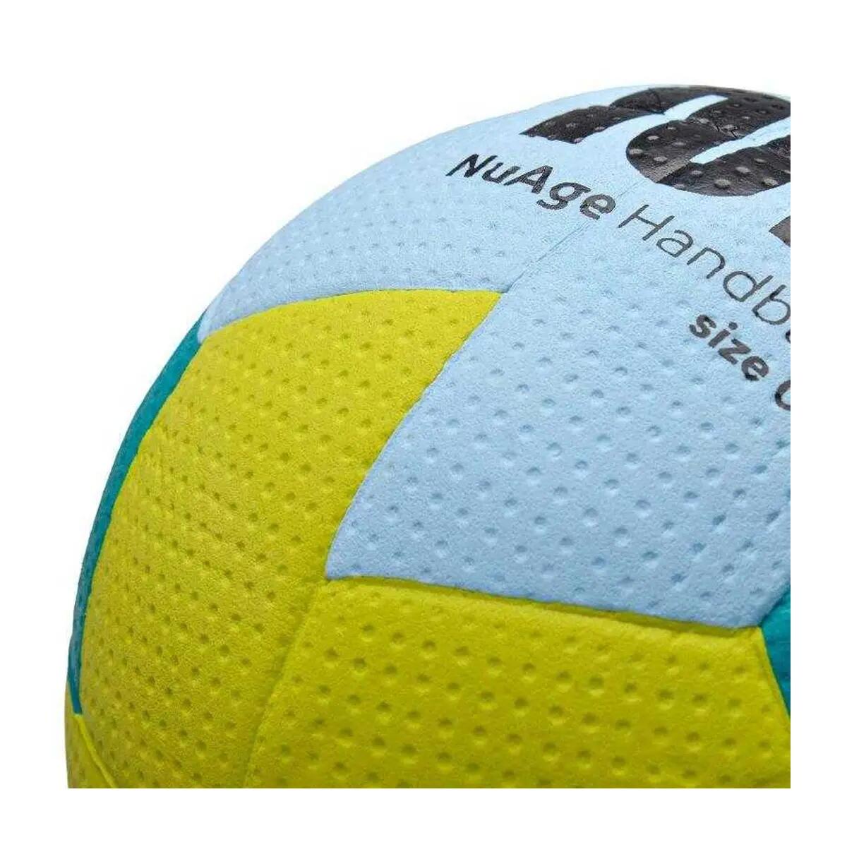 Ballon De Handball NUAGE Enfant (Bleu / Jaune) Court 3/10