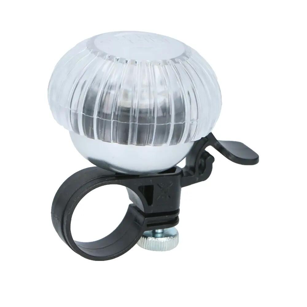 Dunlop LED Leucht-Fahrradklingel (silber) 3/6