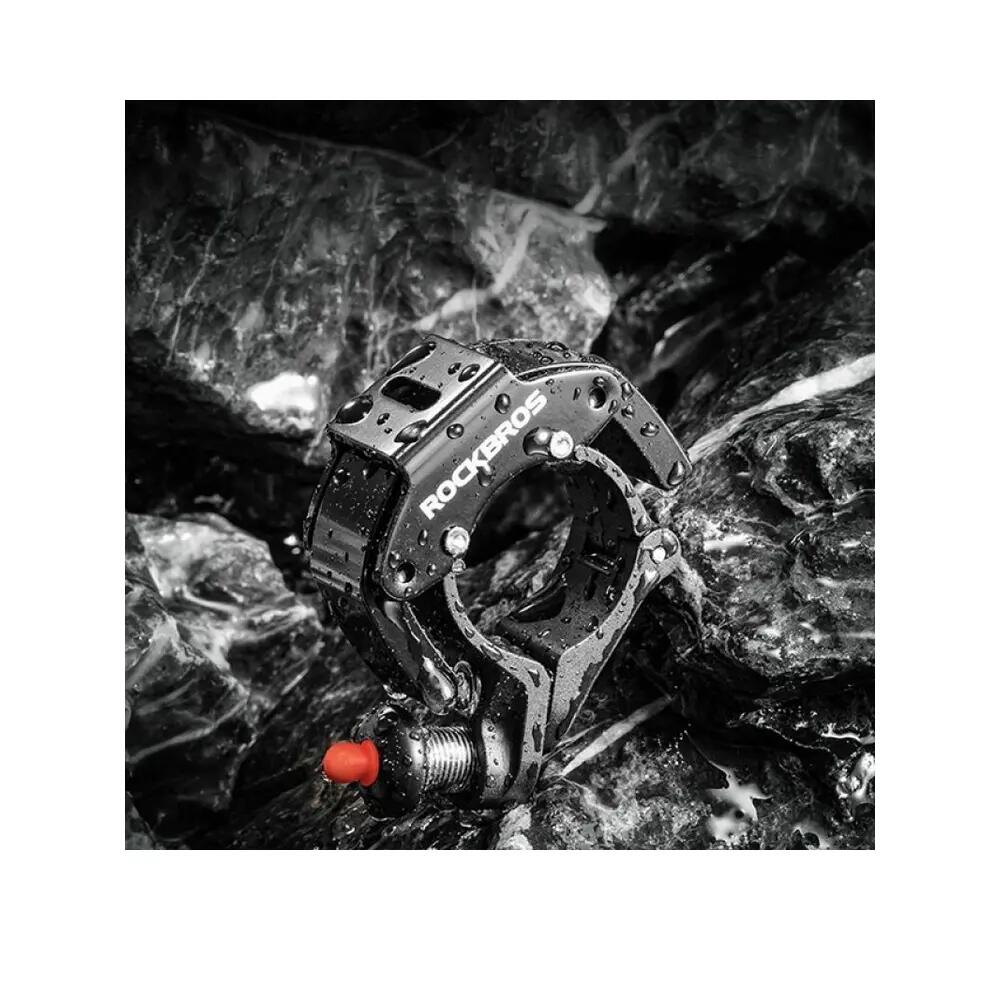 Cloche di bici ROCKBROS a forma di C Nera 8/10