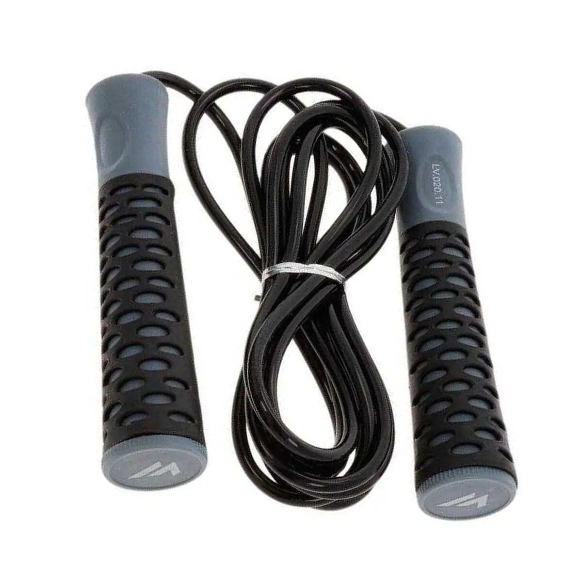 Unisex Adult Vesa PVC Training Skipping Rope (Black) 2/3