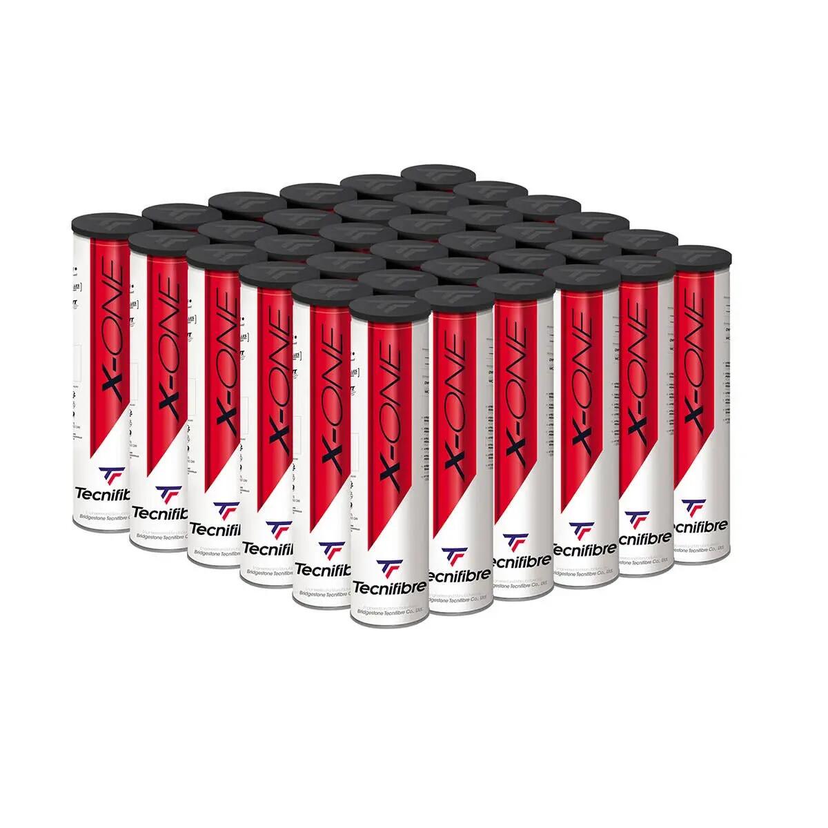 Schachtel Mit 36 4-kugel-kanistern Tecnifibre X-one 60xone364n 1/2
