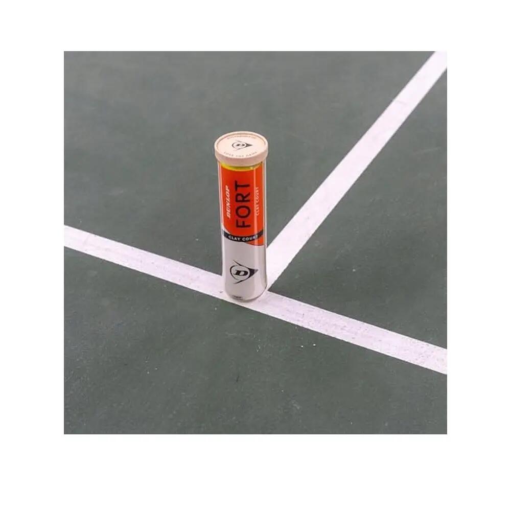 4-ball Can Dunlop Fort Clay Court 5/6