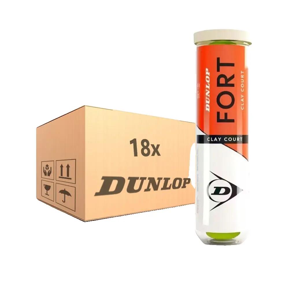 4-ball Can Dunlop Fort Clay Court 4/6