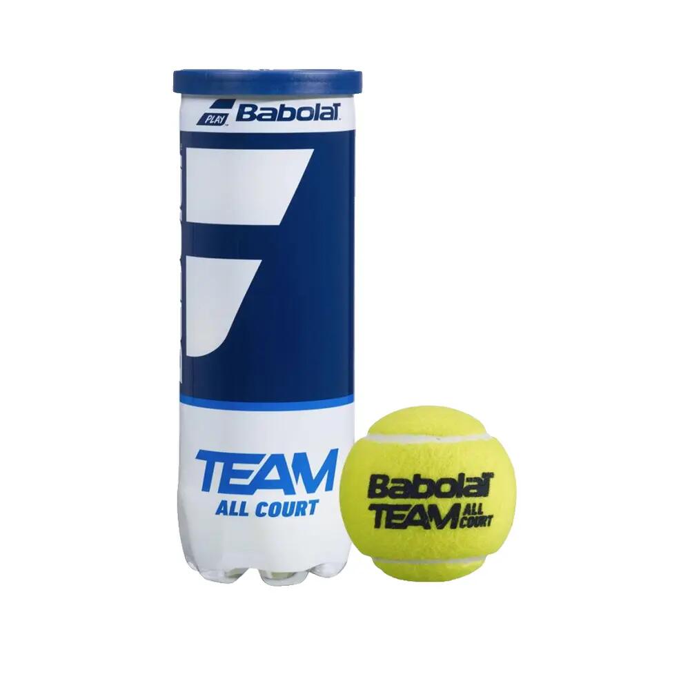 Piłki tenisowe Babolat TEAM ALL COURT (puszka 3 szt.) 4/8