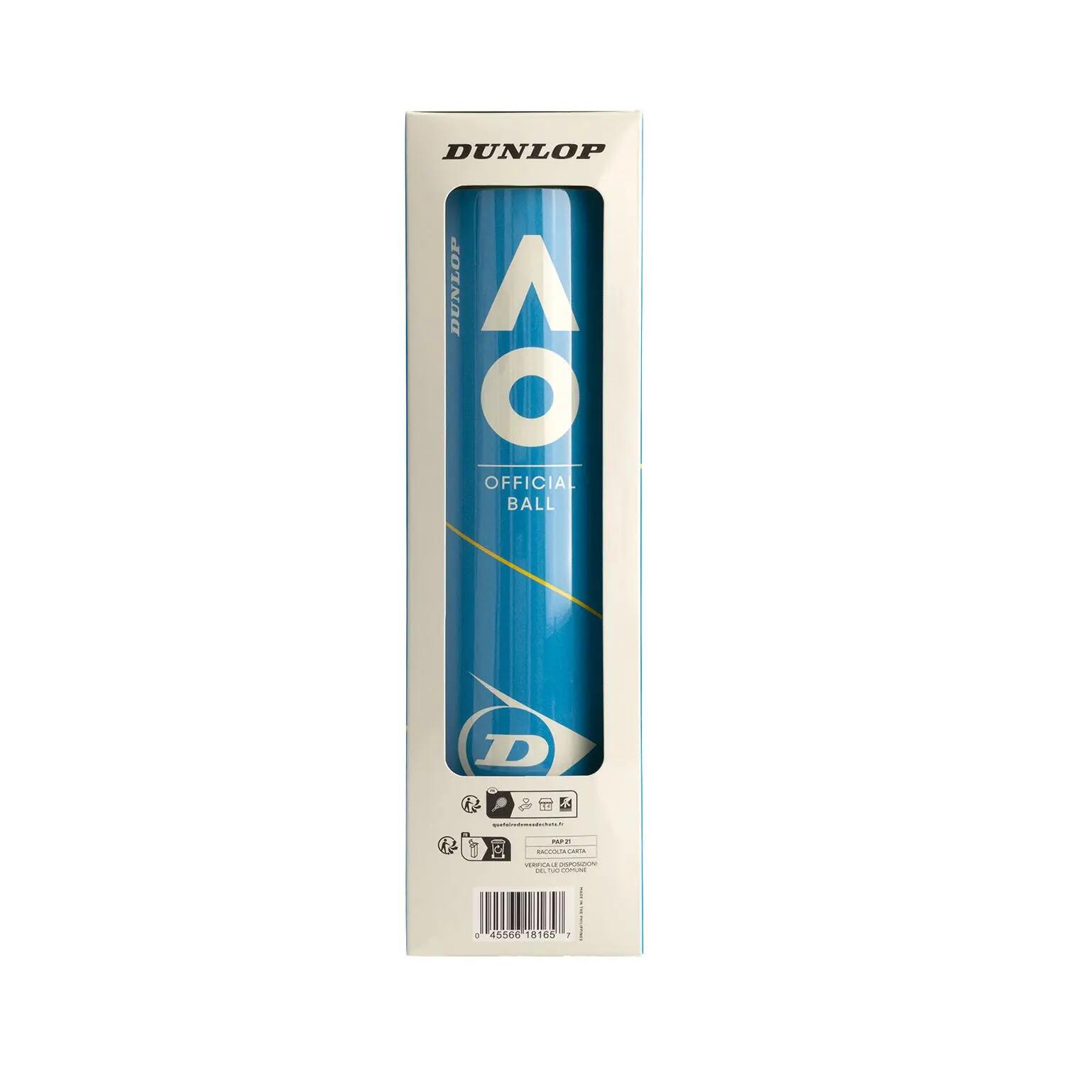 Piłka do tenisa Dunlop Australian Open Bipack 2x4 szt 2/8