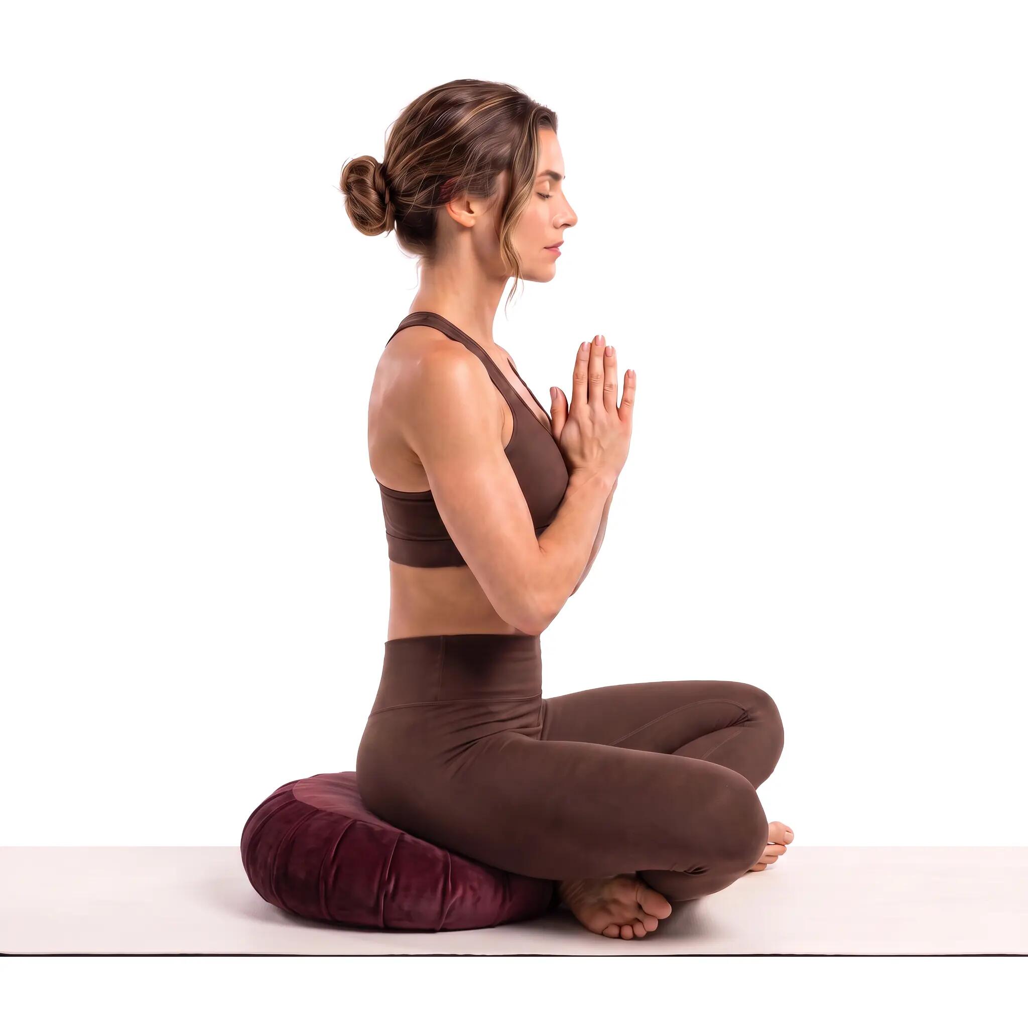 Poduszka do medytacji Zafu Omm Yoga - Karminowy 5/5