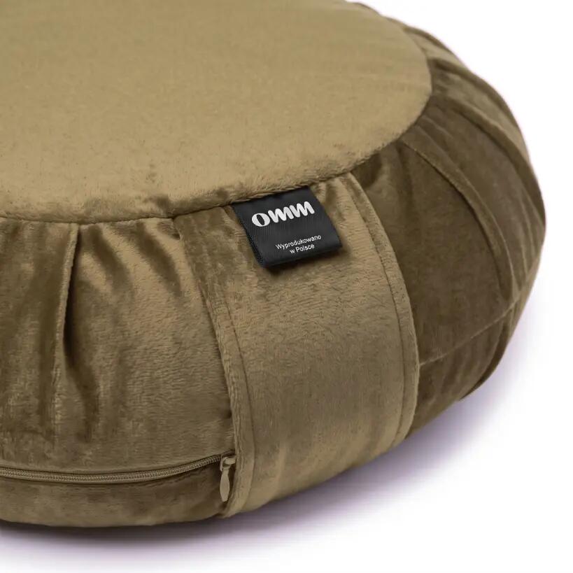 Cuscino per meditazione yoga Zafu Omm - Beige 3/5