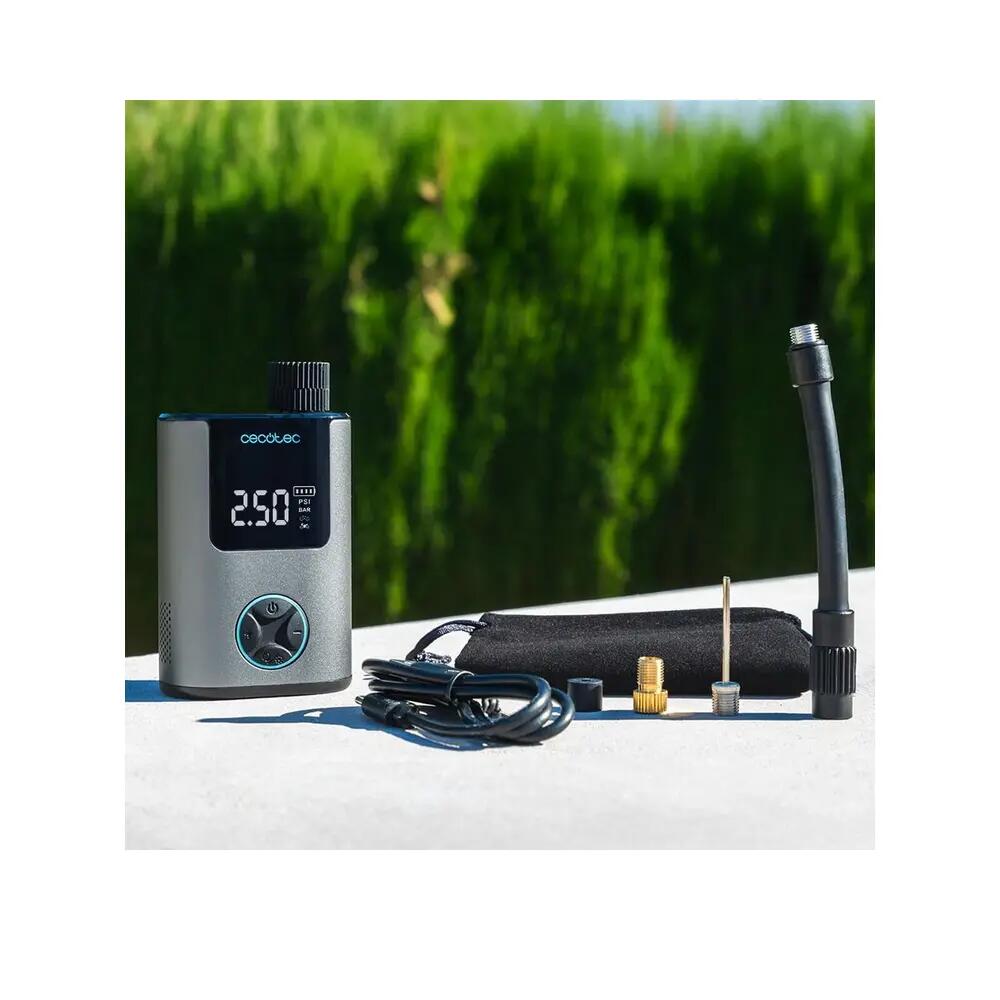 Cecotec Gonfiatore elettrico Air Max Mini 600 mAh 150 psi, Design portatile, 150 8/10