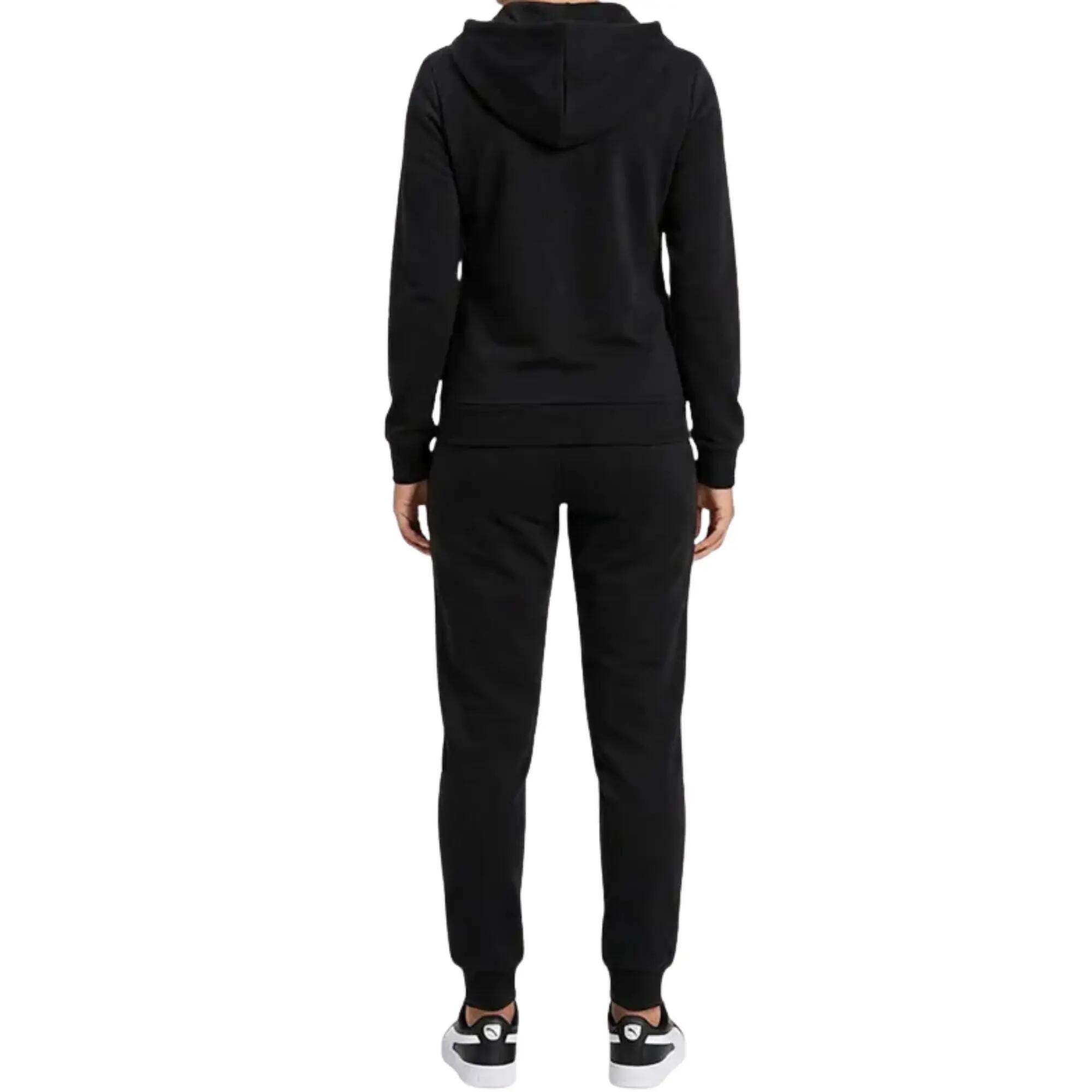 Puma - Chándal Capucha Cremallera Completa Mujer Sweat Fleece, Negro - M 4/5