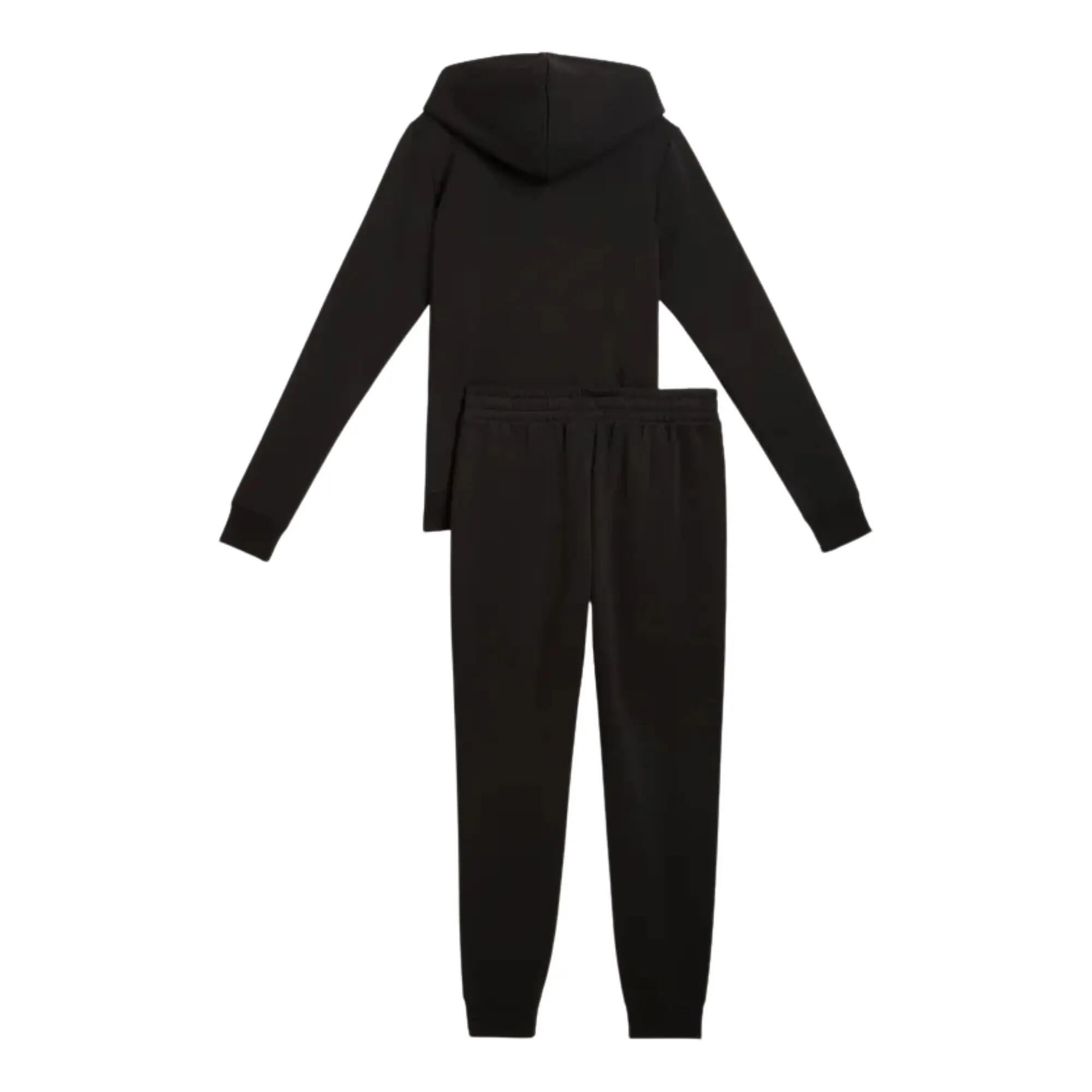 Puma - Chándal Capucha Cremallera Completa Mujer Sweat Fleece, Negro - M 2/5