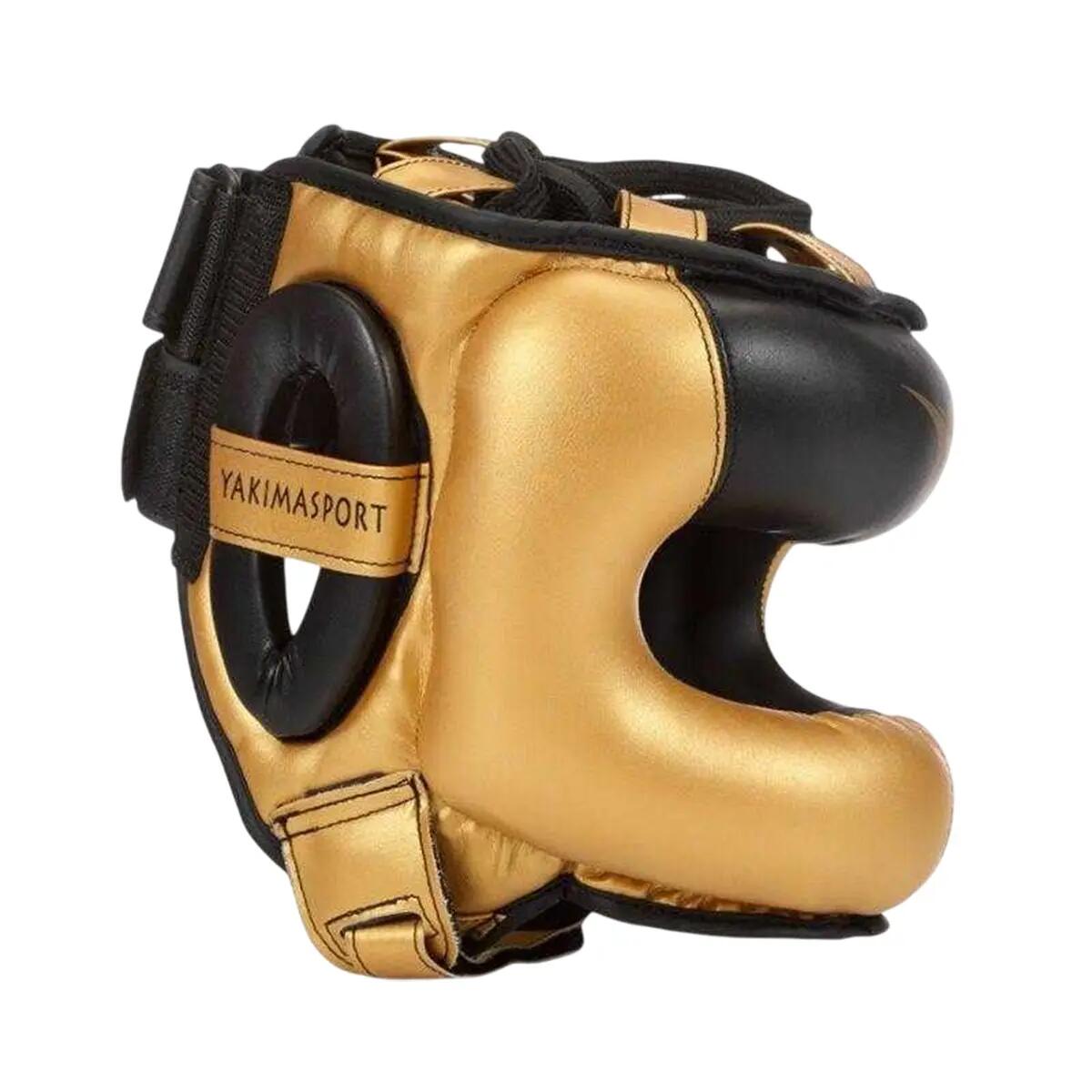 Casque Boxe Adulte (Noir / Doré) M 2/2