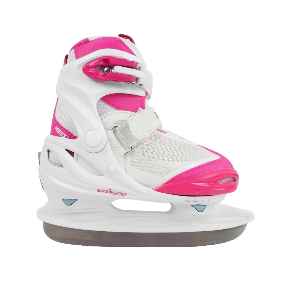 Moody Ice X Girl Verstelbare Schaatsen - Kids - White/Pink - 36-40 9/10