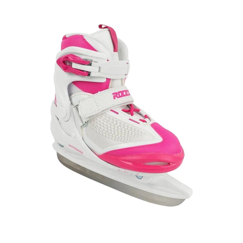Moody Ice X Girl Verstelbare Schaatsen - Kids - White/Pink - 36-40 8/10