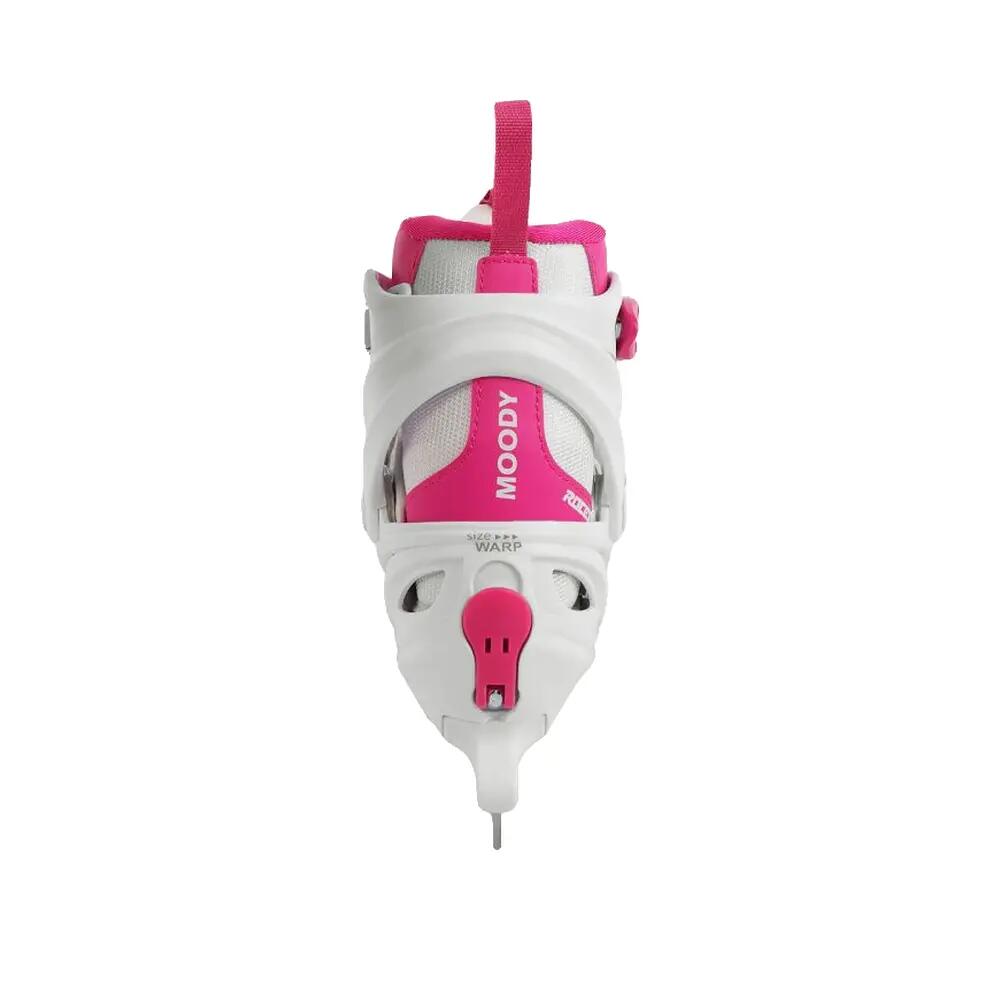 Moody Ice X Girl Verstelbare Schaatsen - Kids - White/Pink - 36-40 4/10