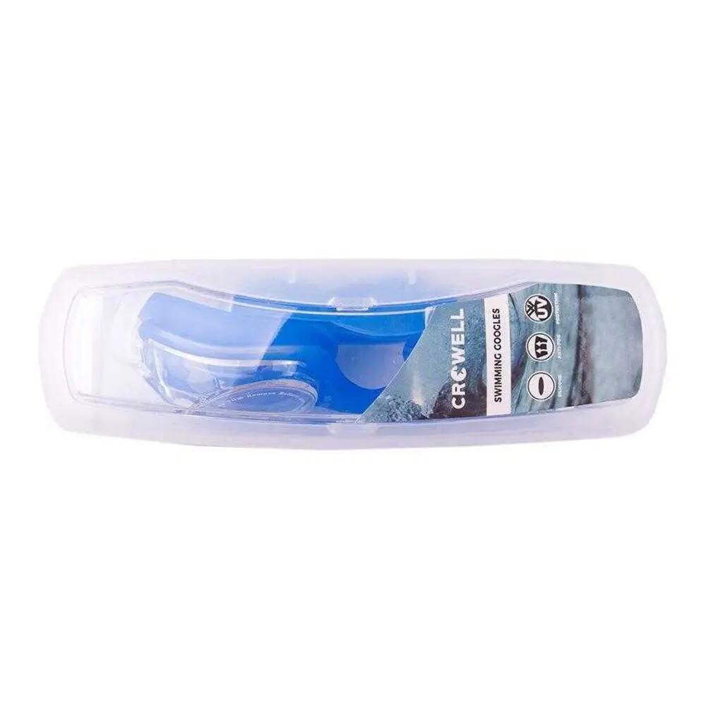 Zandkleurige zwembril voor kinderen (Wit/blauw) 2/2