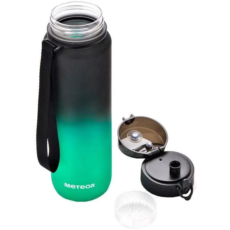 Wasserflasche für HerrenDamen Unisex Damen und Herren Schwarz/Grün 4/8