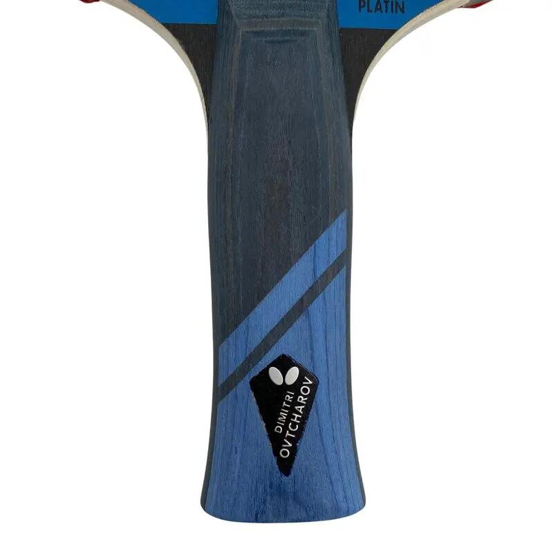 "Ovtcharov Platin" Tischtennisschläger Damen und Herren Schwarz/Rot 7/7