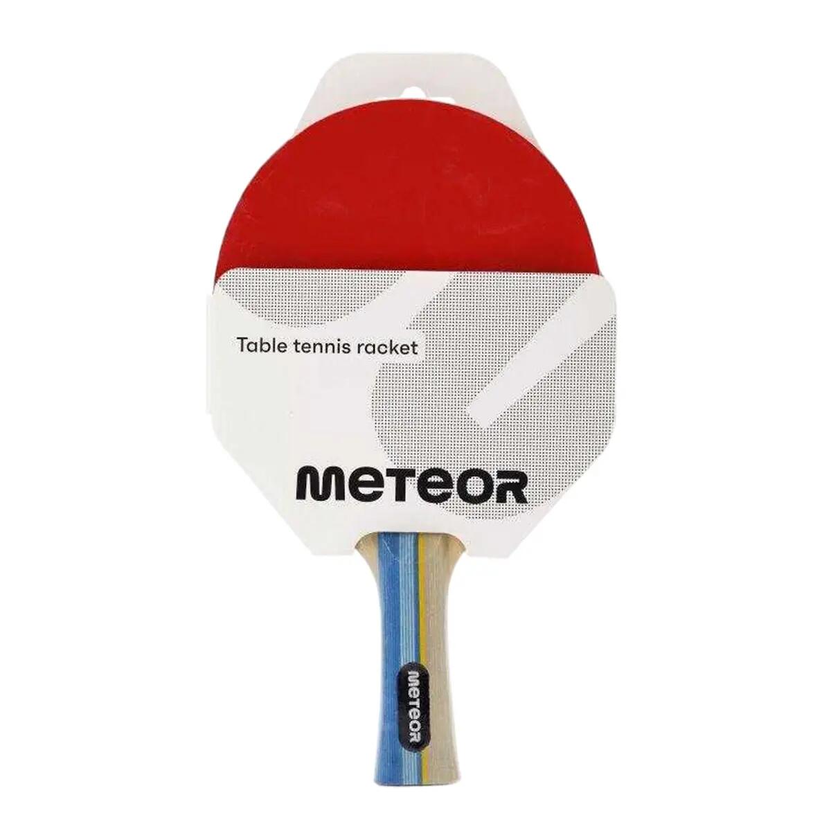 Mazza Da Ping Pong Meteor Sirocco Rosso Taglia Unica 4/4