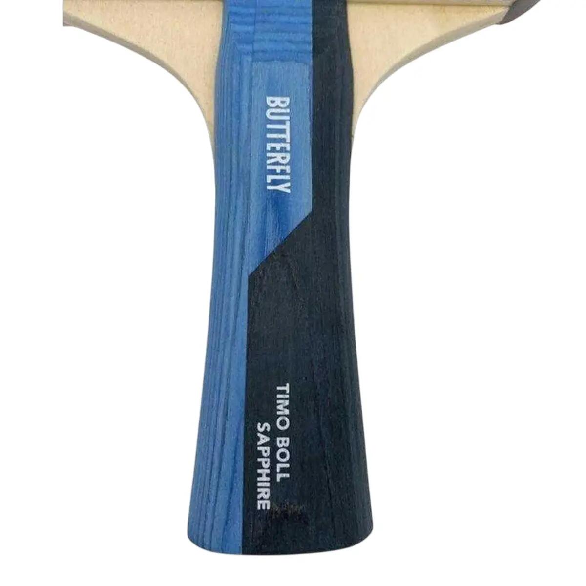 Timo Boll Sapphire Tennis Racket (Black/Red) One Size 6/7