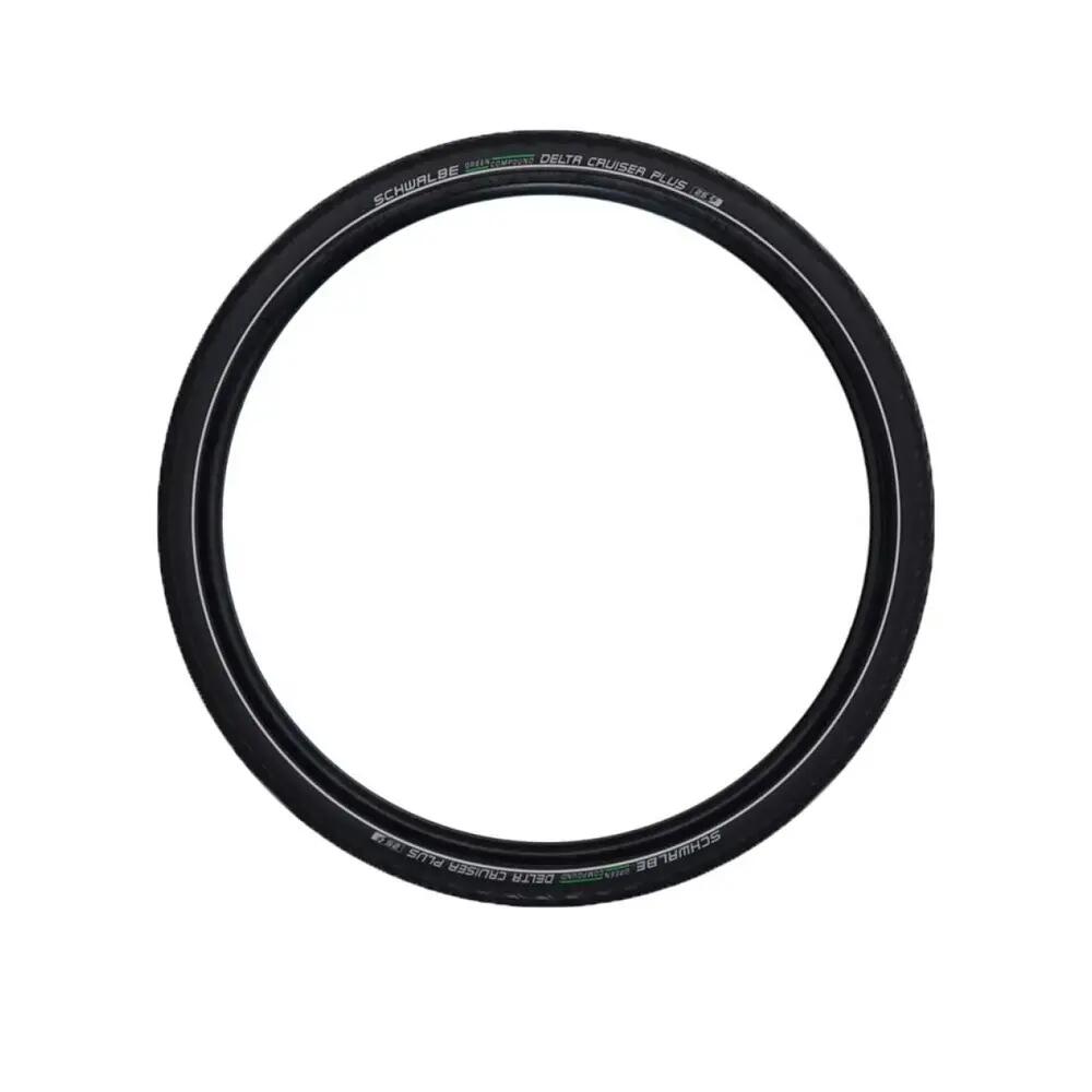 SCHWALBE Pneu Extérieur Delta Cruiser Plus 20 X 1.75 Noir Reflexion 3/4