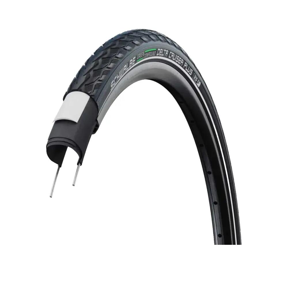 SCHWALBE Pneu Extérieur Delta Cruiser Plus 20 X 1.75 Noir Reflexion 2/4