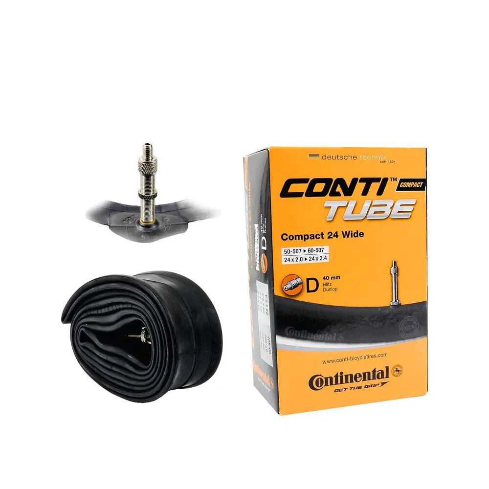 Continental binnenband Conti Compact 24 wide 24x2.00/2.125" 50/60-507 DV 40mm 3/5