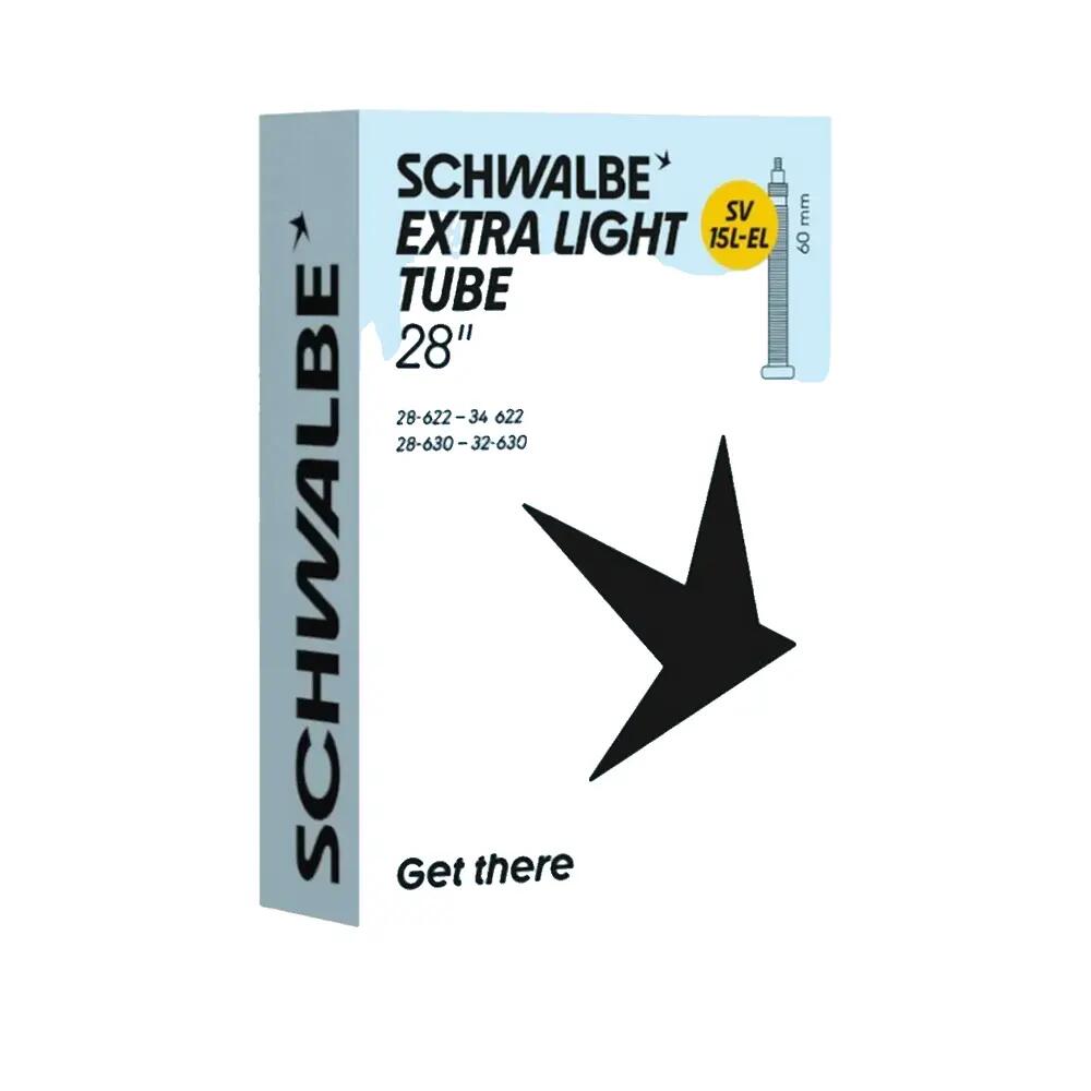 SCHWALBE tube #15L-EL 28/34-622/630 SV60 2/2