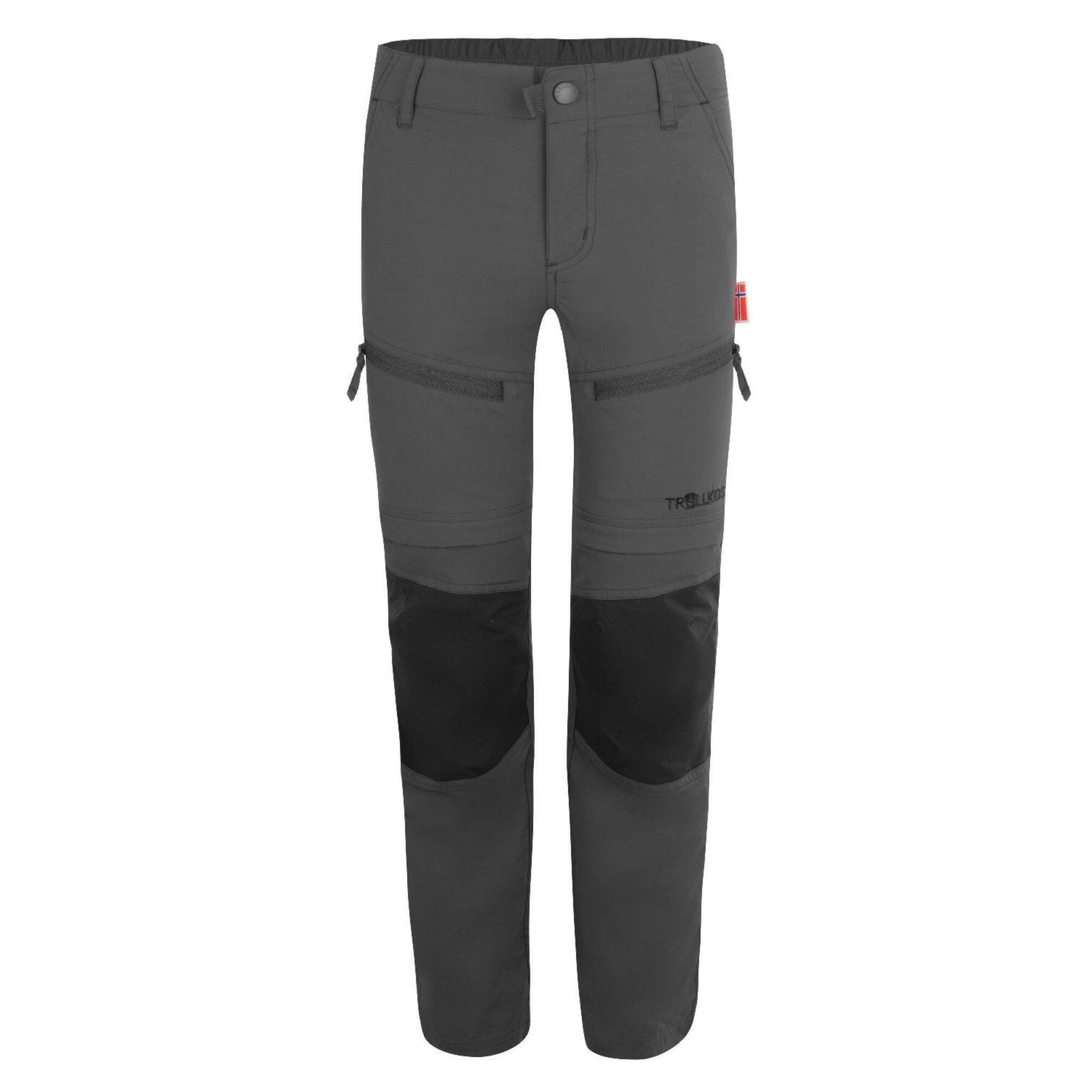 Pantalon de trekking pour enfants Nordfjord Respirant Anthracite 1/3