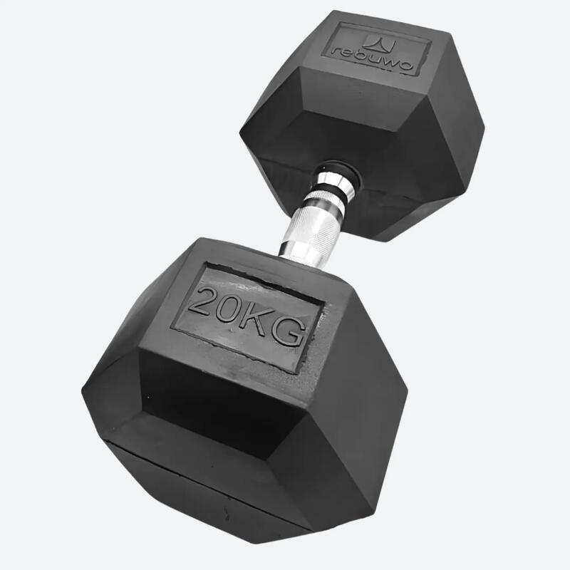 Hex Altıgen Kauçuk Kaplı Dambıl 20 kg 1 Adet