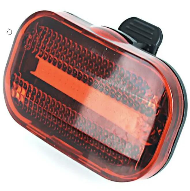 Lampka rowerowa bateryjna tylna na tył JY-3209BT-1 +baterie blister 2/2