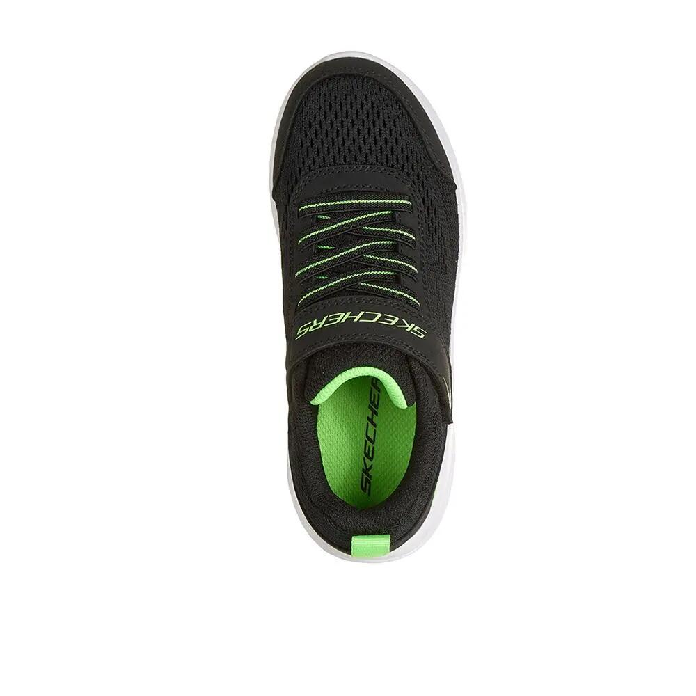 BUTY dziecięce SKECHERS 403905L-BLK sportowe siatka rzep na co dzień 28,5 3/4
