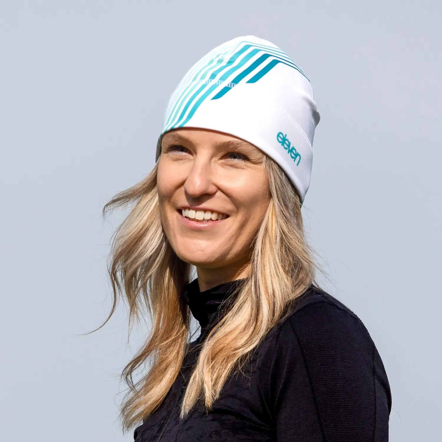 Sportovní čepice z recyklovaného materiálu Eleven Eddie Drift White 2/4
