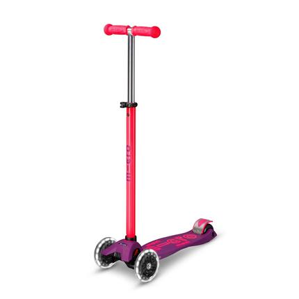 Kinder - Tretroller - faltbar mit LED-Beleuchtung