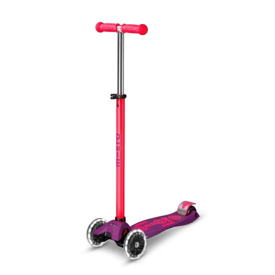 Kinder - Tretroller - faltbar mit LED-Beleuchtung
