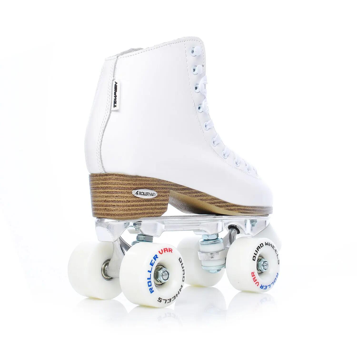 Classic Quad – Roller Skates – Adults – White 5/7