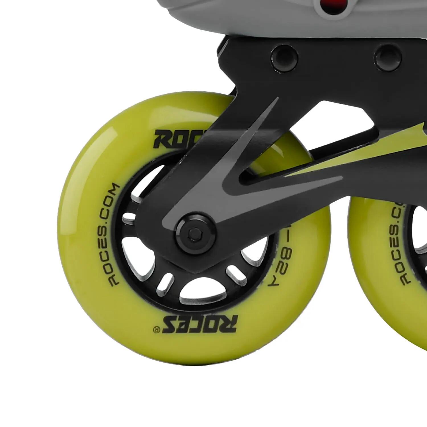 Otli 84 Patins en ligne – Adultes – Gris – Vert 4/7