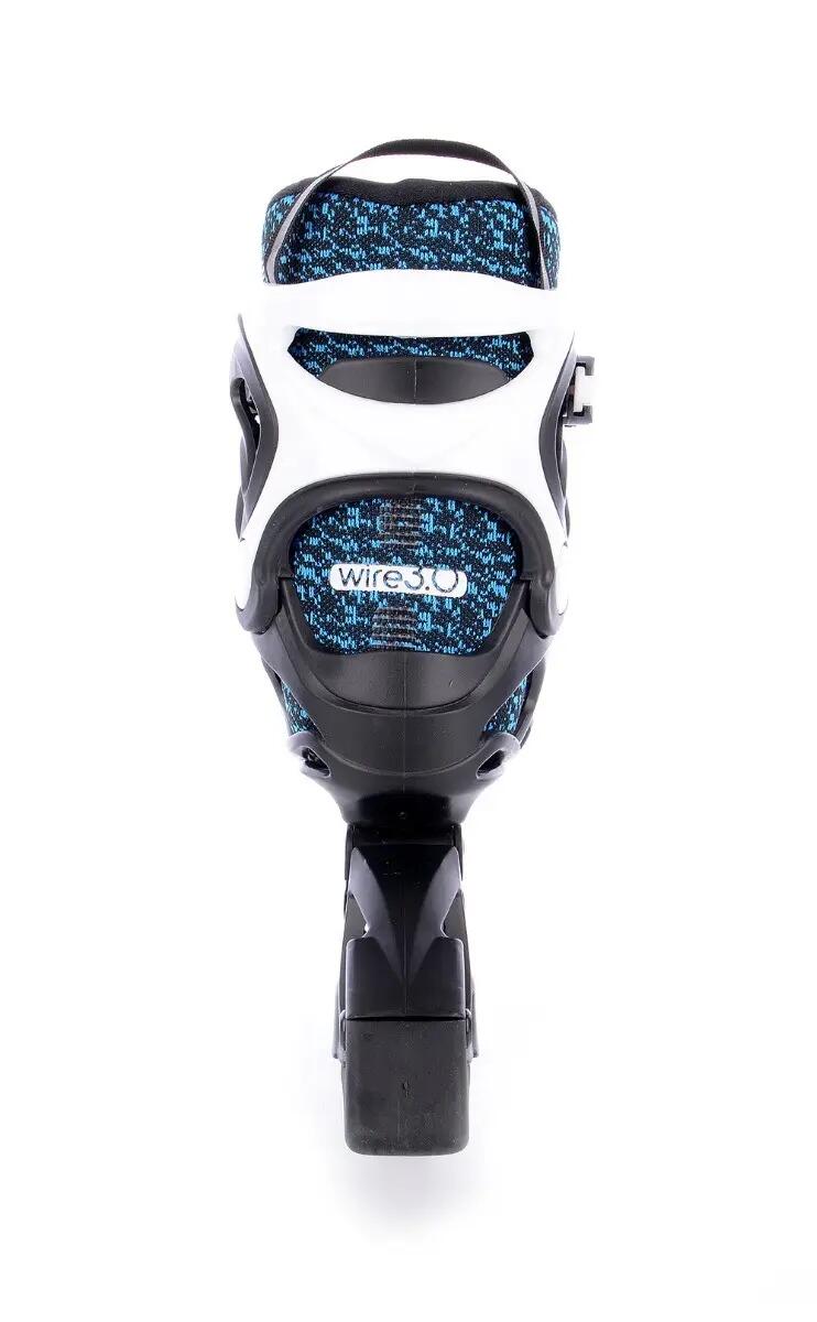 Wire 3.0 84 Inline Fitness Skates - Black - Blue 4/7