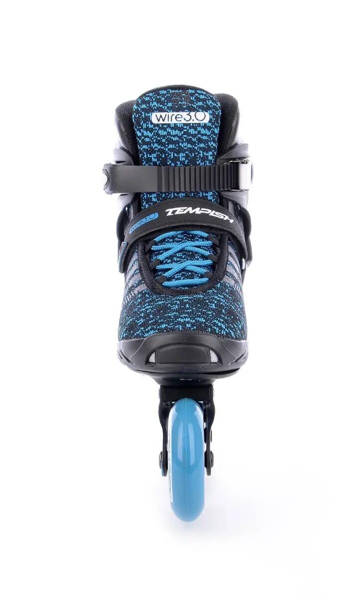 Wire 3.0 84 Inline Fitness Skates - Black - Blue 3/7