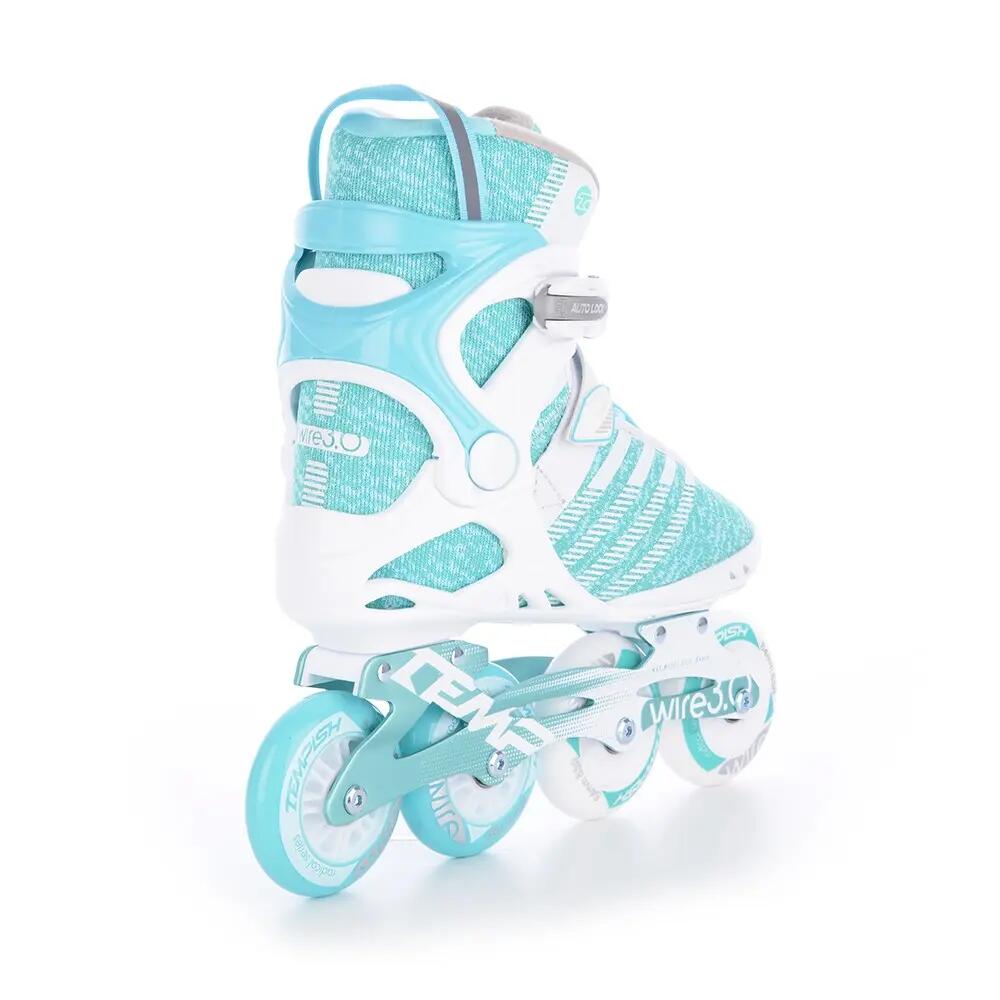 Wire 3.0 84 - Patins en ligne - Femme - Blanc - Bleu 3/7