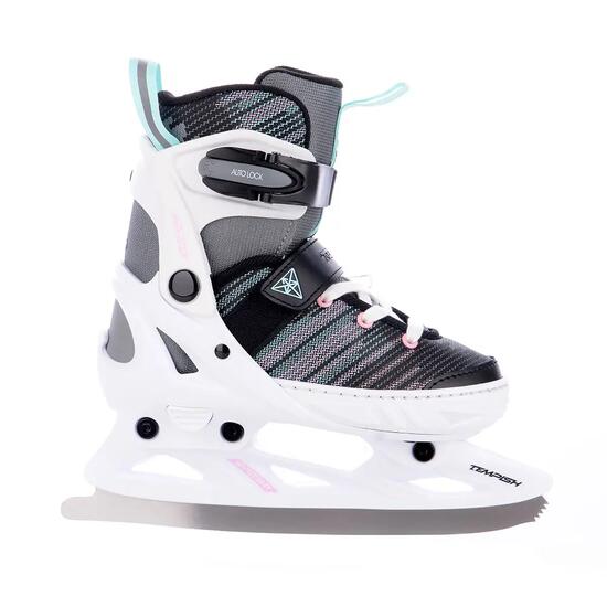 Tempish - Patines ajustables Systent Ice Girl - Niños - Blanco/Negro 37-40