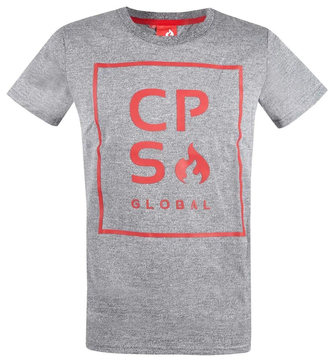 T-shirt Cps Global  Grijs 1/4