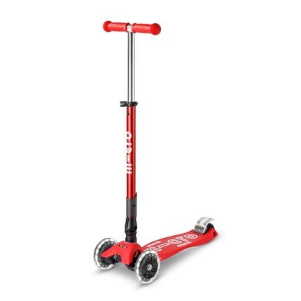 Trottinette enfant 3 roues - Maxi Deluxe pliable LED - pétrole